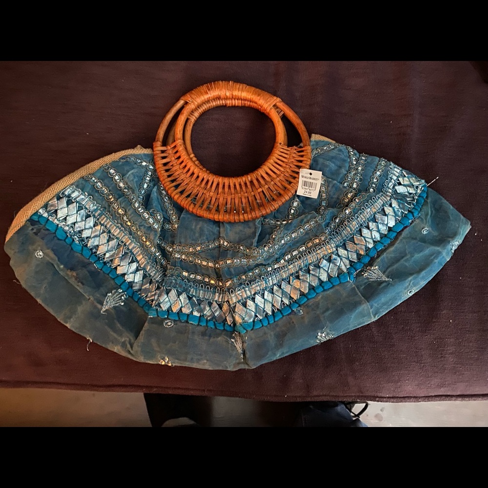 Colorful New World Market Purse.